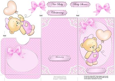 Robert's Balloon New Baby Lottery Wallet Card