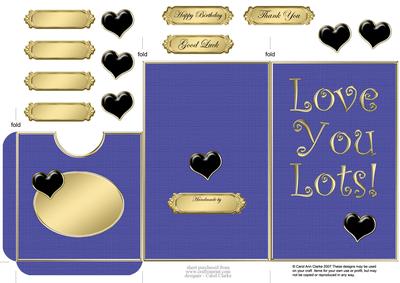 Love You Lots Lottery Wallet Card