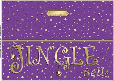 Large Dl Jingle Bells Quick Cut and Fold Card