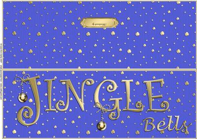 Large Dl Jingle Bells Quick Cut and Fold Card