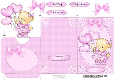 Rosie's Balloon New Baby Lottery Wallet Card