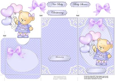 Rosie's Balloon New Baby Lottery Wallet Card