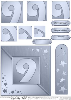 9th Metallic Age Quick Card with Twisted Pyramage