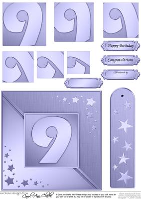 9th Metallic Age Quick Card with Twisted Pyramage