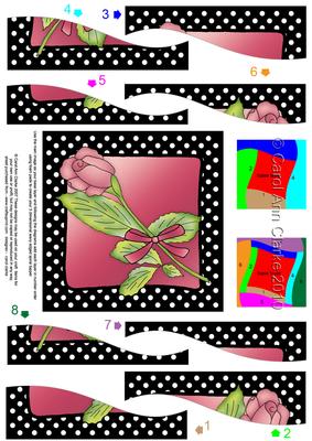 Single Rose Wavy Spiral Side Stacker