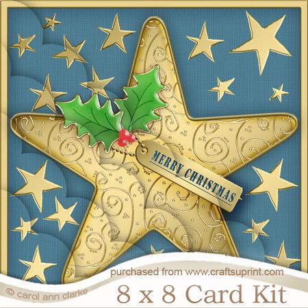 8 x 8 Xmas Star Kit with Scalloped Corners