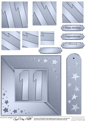 11th Metallic Age Quick Card with Twisted Pyramage