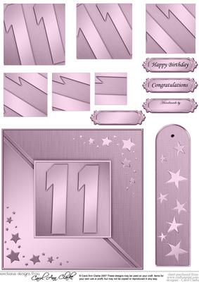 11th Metallic Age Quick Card with Twisted Pyramage