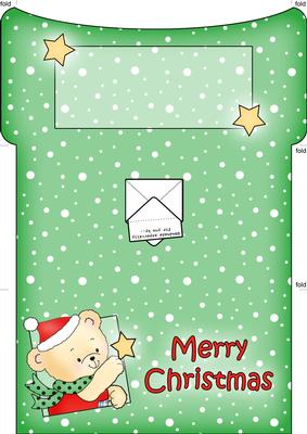 Robert's Xmas Star Money or Gift Wallet and Card