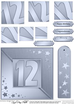 12th Metallic Age Quick Card with Twisted Pyramage