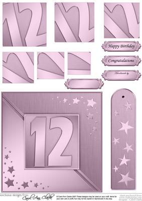 12th Metallic Age Quick Card with Twisted Pyramage