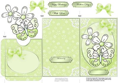 Fluttery Butterfly Lottery Wallet Card
