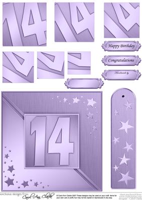 14th Metallic Age Quick Card with Twisted Pyramage