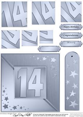 14th Metallic Age Quick Card with Twisted Pyramage