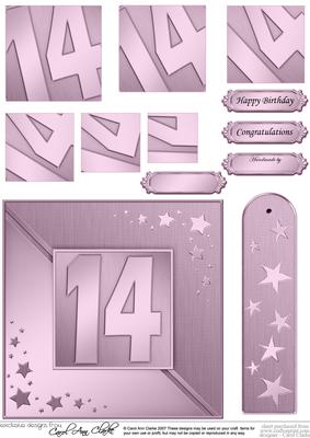 14th Metallic Age Quick Card with Twisted Pyramage
