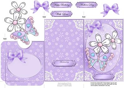 Fluttery Butterfly Lottery Wallet Card