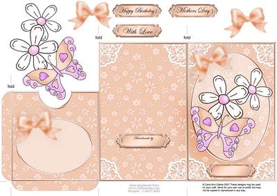 Fluttery Butterfly Lottery Wallet Card