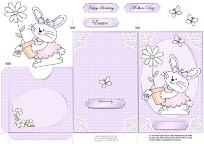 Cute Little Bunny Lottery Wallet Card