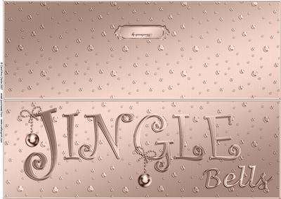 Large Dl Jingle Bells Quick Cut and Fold Card