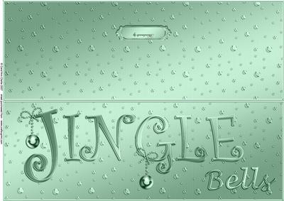 Large Dl Jingle Bells Quick Cut and Fold Card
