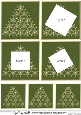 Elegant Christmas Snowflake Tree - Twisted Tunnel Topper