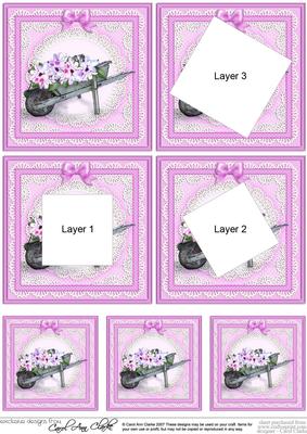 Flower Filled Wheelbarrow Twisted Tunnel Topper