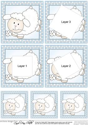 Little Lamb Twisted Tunnel Topper