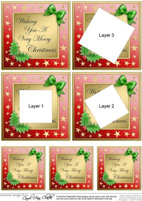 Elegant Christmas Twisted Tunnel Topper