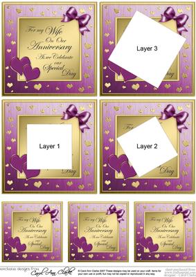 Elegant Romantic Hearts Twisted Tunnel Topper
