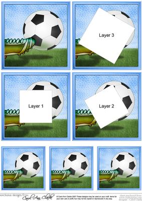Football Twisted Tunnel Topper
