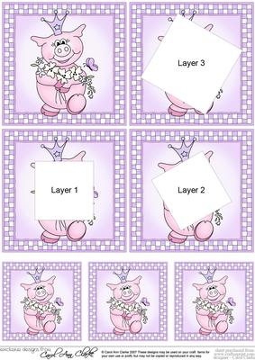 Princess Piggywig Twisted Tunnel Topper
