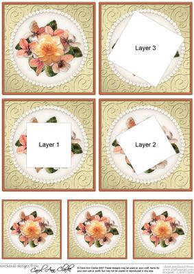 Flowers and Pearls - Twisted Tunnel Topper