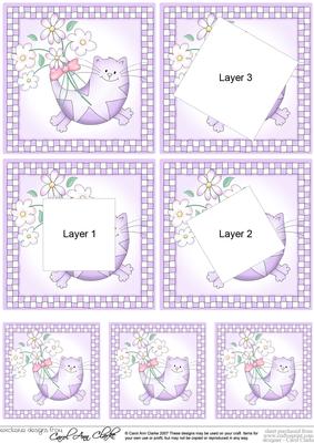 Cute Cat Twisted Tunnel Topper
