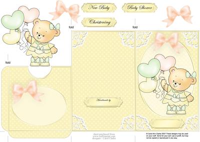 Rosie's Balloon New Baby Lottery Wallet Card