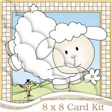 8 x 8 Little Lamb Kit with Scalloped Corners