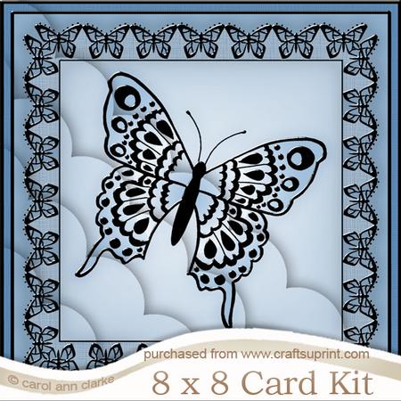 8 x 8 Big Butterfly Kit with Scalloped Corners