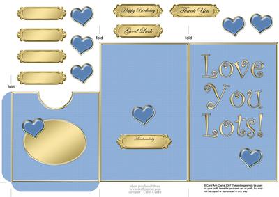 Love You Lots Lottery Wallet Card