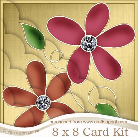 8 x 8 Daisy Daisy Kit with Scalloped Corners