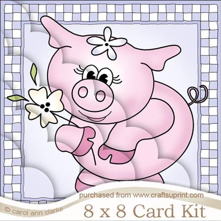 8 x 8 Princess Piggywig Kit with Scalloped Corners