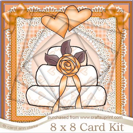 8 x 8 Lovin Heart Twisted Tunnel Card Kit