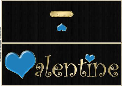 Large Dl Valentine Quick Cut and Fold Card