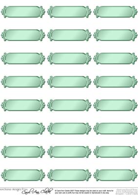 Metallic Blank Greetings Text Plates