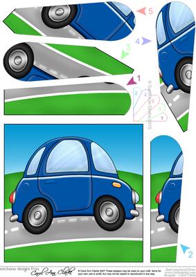 Funky Car Fan Pyramage Topper