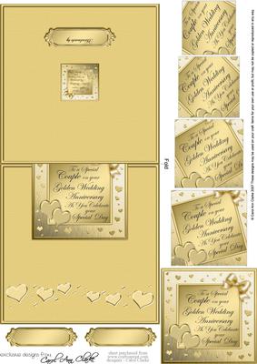 Golden Wedding Anniversary No-hole Over the Edge N Spiral Py