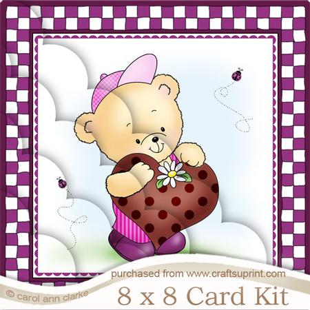 8 x 8 Robert's Heart Kit with Scalloped Corners