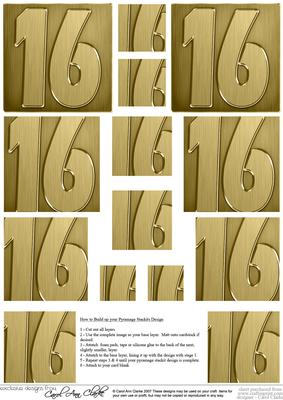 16th Metallic Age Pyramage Sheet