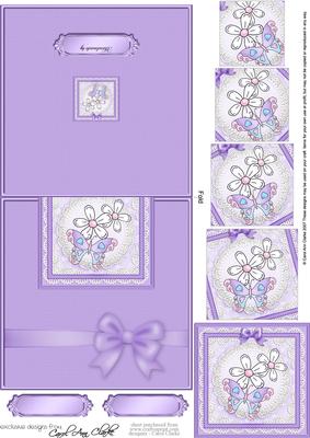 Fluttery Butterfly - No-Hole Over the Edge & spiral pyramid