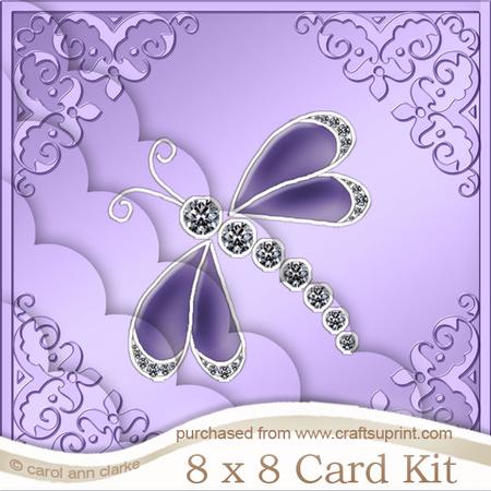 8 x 8 Dragonfly Kit with Scalloped Corners