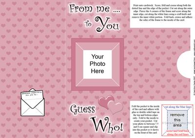 Add a Photo Me to You Card with Easy Fold Frame