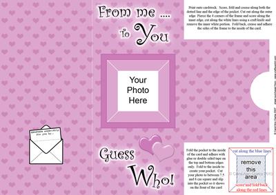 Add a Photo Me to You Card with Easy Fold Frame